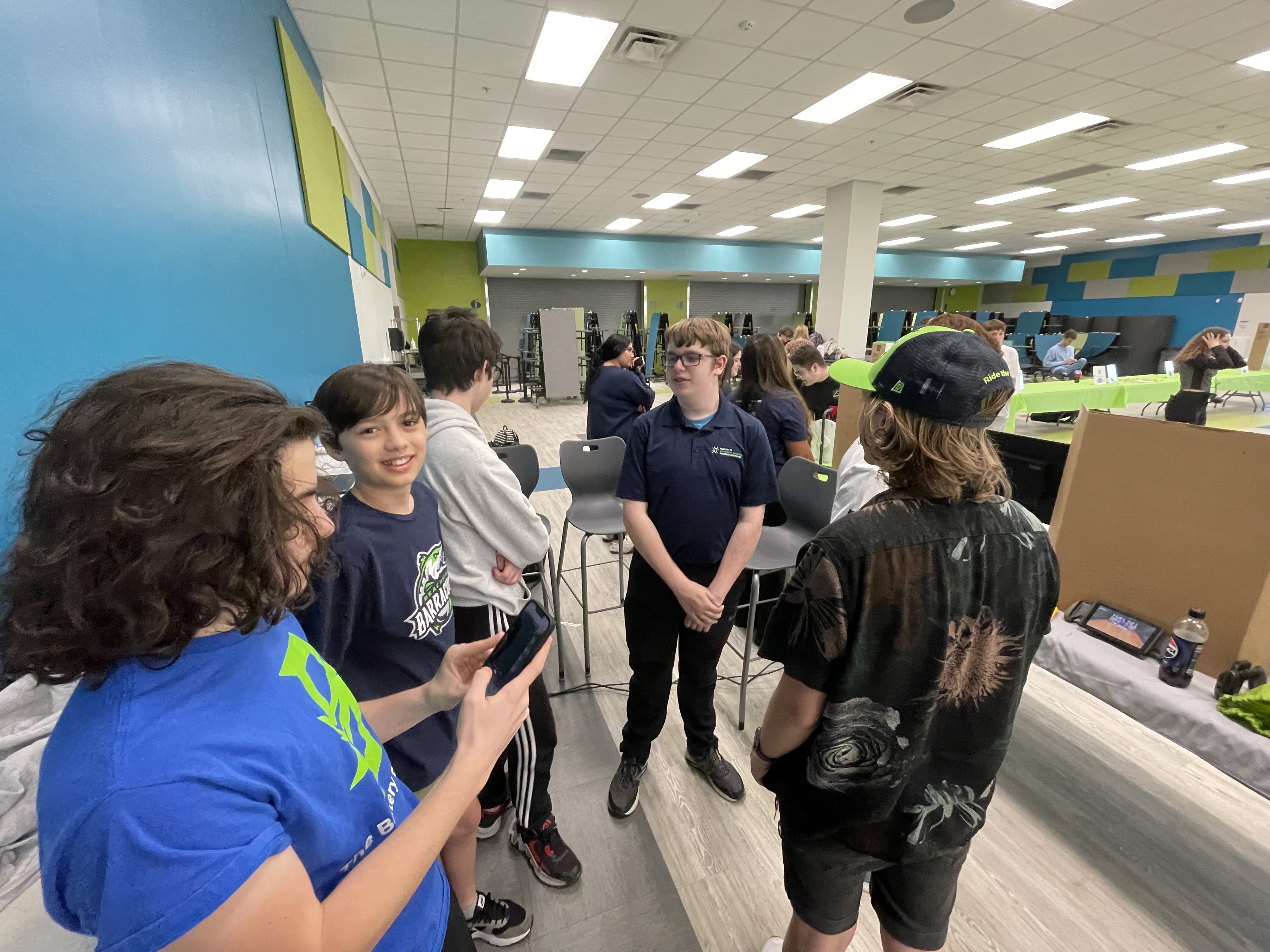 Club fair from the end of the 2023-2024 school year.